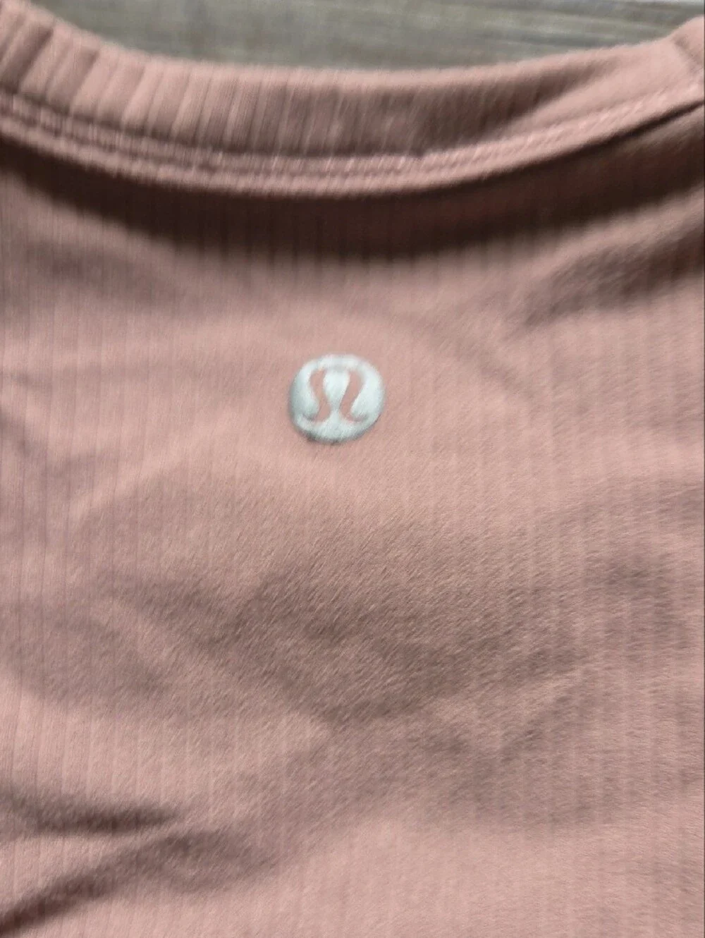 Lululemon Dusty Rose Ribbed Rouched Side Tank Top Size 6